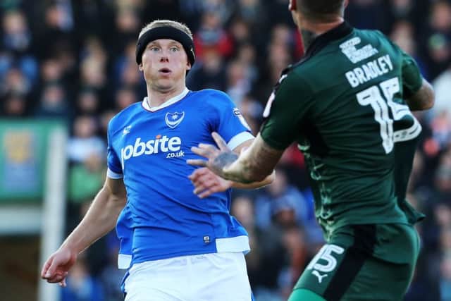 Pompey front man Curtis Main Picture: Joe Pepler