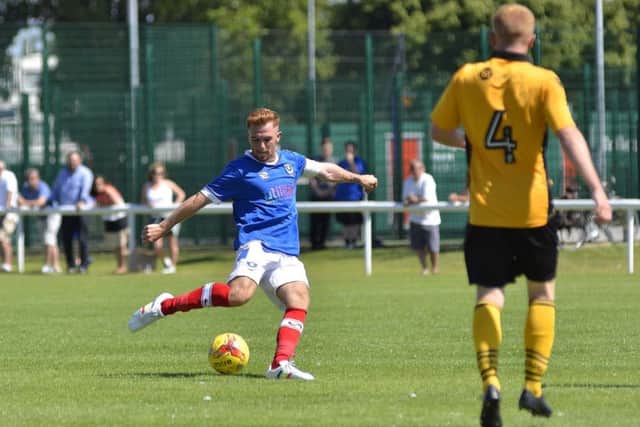 Theo Widdrington was on target in Pompey reserves defeat at Bristol City. Picture: Neil Marshall