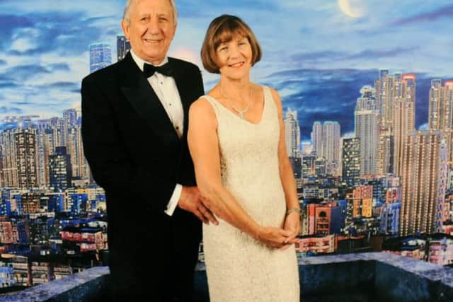 Maureen Thomas with her husband Mike