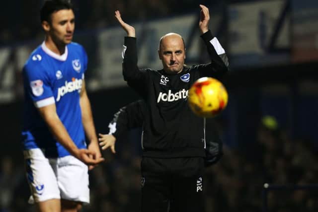 Pompey boss Paul Cook Picture: Joe Pepler