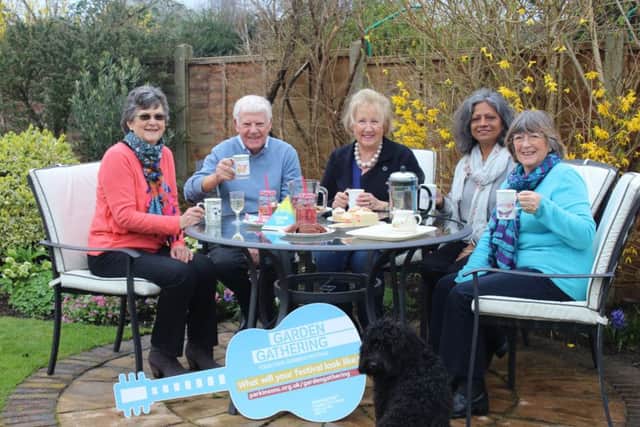From left, Sally Joyce, Viv Williams, Willis Fuller, Mano Mason and Susie Barker