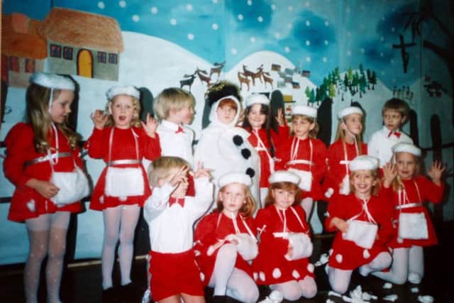 A Mayville High School Christmas show in the late 1980s