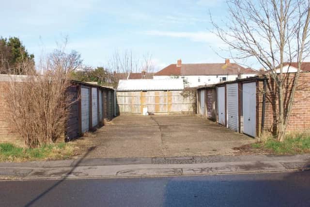 11 lock-up garages in Gosport sell in bidding war today for Â£98,000