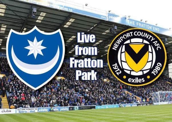 Pompey take on Newport today at Fratton Park