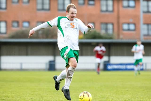 James Fraser scored a hat-trick for Bognor in their 4-0 league win. Picture: Tim Hale