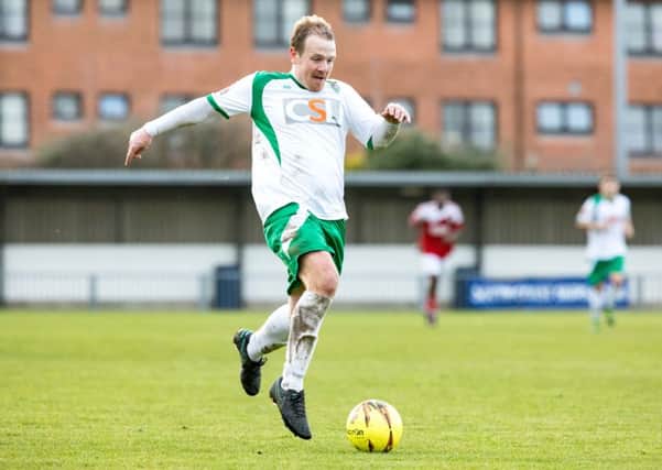James Fraser scored a hat-trick for Bognor in their 4-0 league win. Picture: Tim Hale