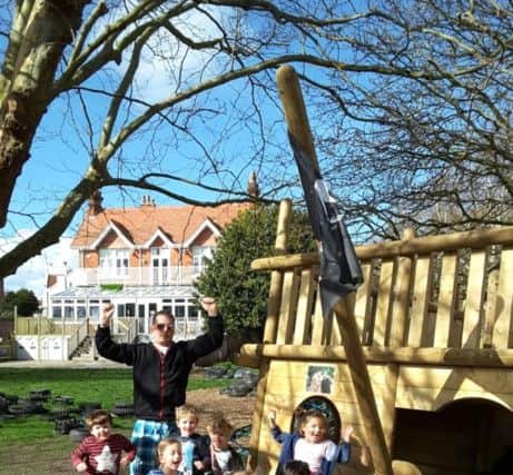 Children from Leapfrog Neighbourhood Nursery