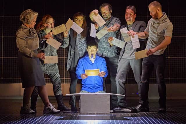 The Curious Incident of the Dog in the Night-Time at Mayflower Theatre, Southampton. Picture: Brinkhoff Mögenburg