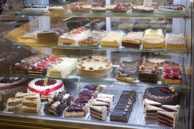 The cakes at Richoux in Port Solent