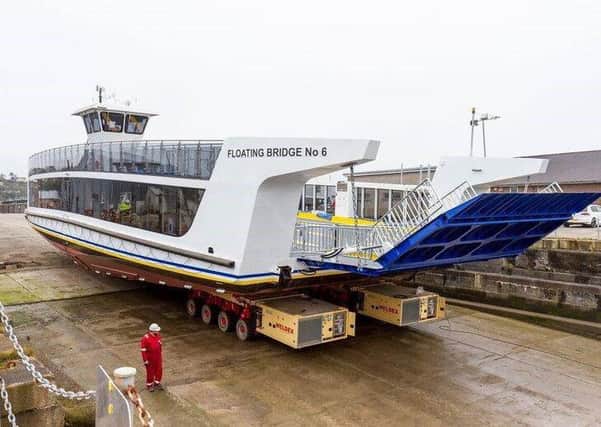 The new floating bridge. Picture: Isle of Wight Council/Facebook