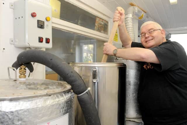 Clive Luff runs a nano-brewery called The Newtown Brewery Picture: Sarah Standing (170416-4901)