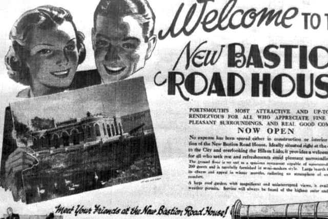 Linda Brooker sent in this advert for the Bastion Road House at Hilsea on the south side of Portsbridge.