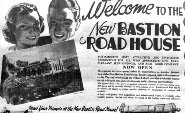 Linda Brooker sent in this advert for the Bastion Road House at Hilsea on the south side of Portsbridge.