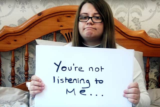 Katie-Rae Hawnt in a still from the video for
The Beautiful Secret's What's Inside
Picture: You Tube