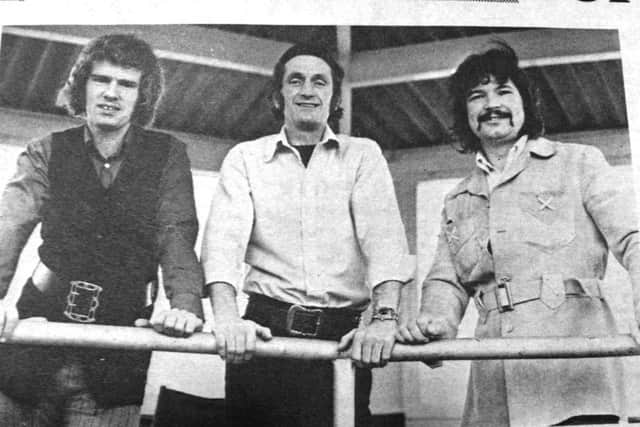 Roy Smith with members of the Lee Smith Sound