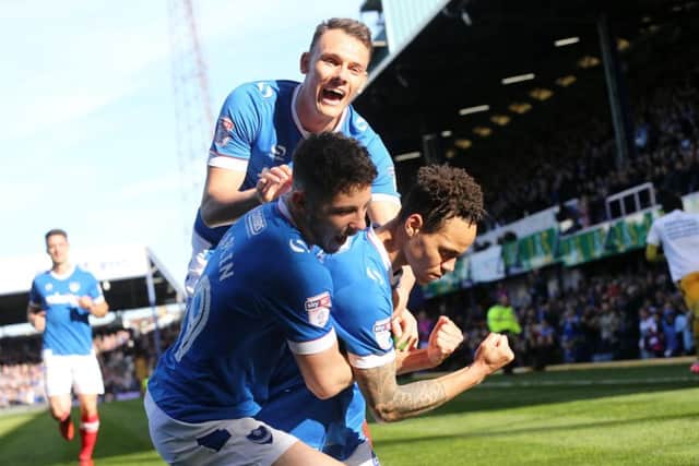 Pompey are going well in League Two as they chase promotion. Picture: Joe Pepler