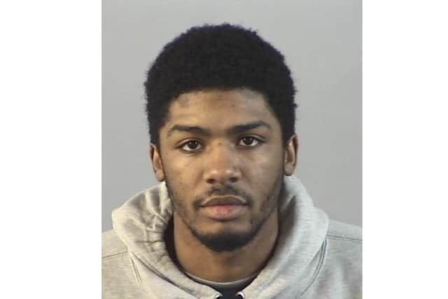 Yanick Baptista, 25, from Manchester, is wanted by Hampshire police