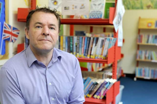 Sean Beech is a reading recovery teacher at Wickham Pirmary School and is facing redundancy due to changes in government funding Picture: Sarah Standing (170454-5161)