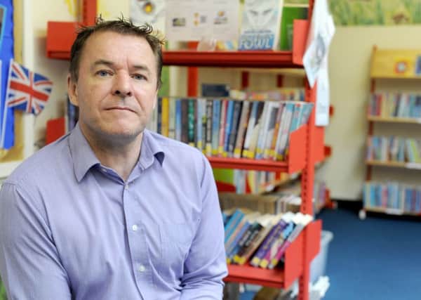 Sean Beech is a reading recovery teacher at Wickham Pirmary School and is facing redundancy due to changes in government funding Picture: Sarah Standing (170454-5161)