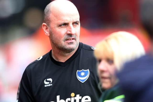 Pompey boss Paul Cook Picture: Joe Pepler