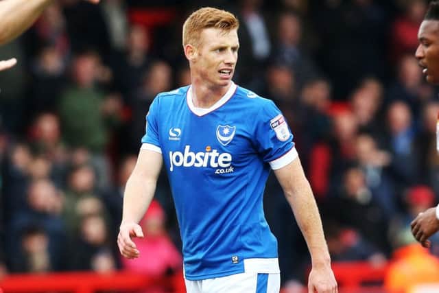 Eoin Doyle is out of Pompey's trip to Hartlepool. Picture: Joe Pepler