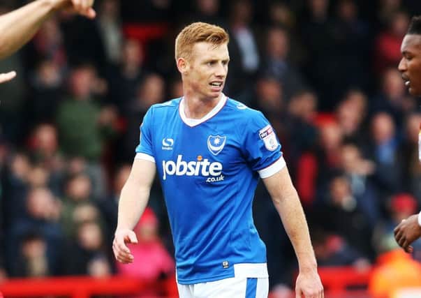 Eoin Doyle is out of Pompey's trip to Hartlepool. Picture: Joe Pepler
