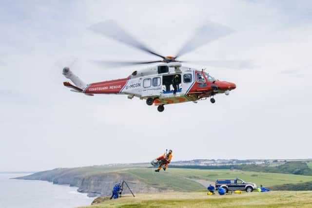 The new Bristow search and rescue (SAR) helicopter. Picture: Glynn Photographic