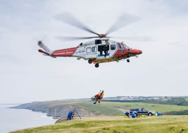 The new Bristow search and rescue (SAR) helicopter. Picture: Glynn Photographic