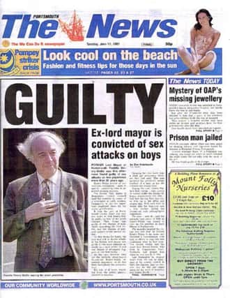 How The News covered the verdict against the shamed councillor.