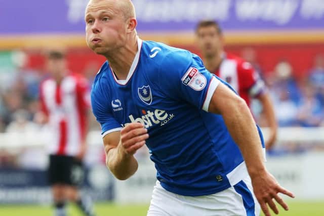 Pompey striker Curtis Main Picture: Joe Pepler
