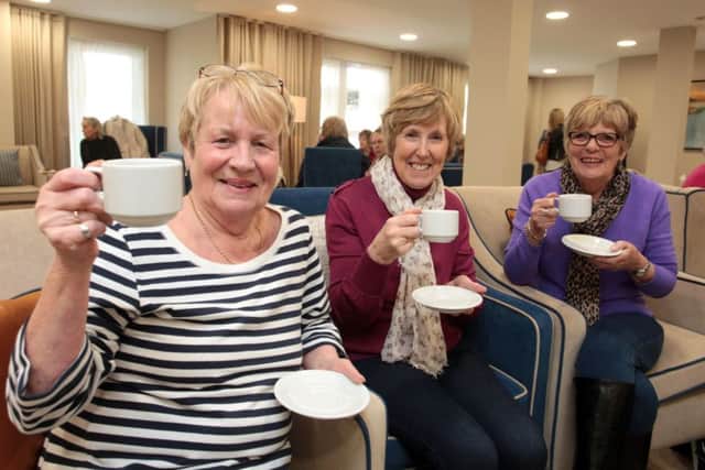 From left, Sue Burnett, Sandra Pay and Mary Bennett