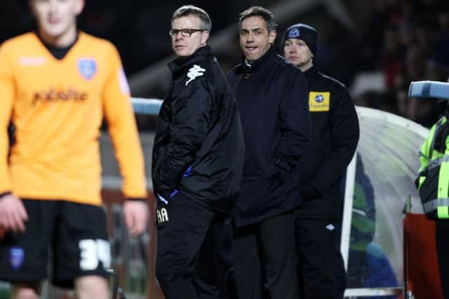 Ex-Pompey bosses Guy Whittingham and Andy Awford drew 0-0 at Hartlepool during their reigns in the Fratton Park dugout