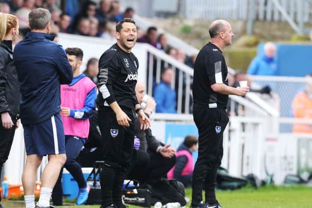 Pompey assistant manager Leam Richardson praised the Blues. Picture: Joe Pepler.