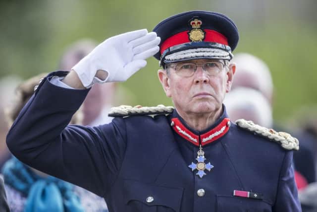 Lord Lieutenant Of Staffordshire Ian Dudson during the service. Picture: Danny Lawson/PA Wire