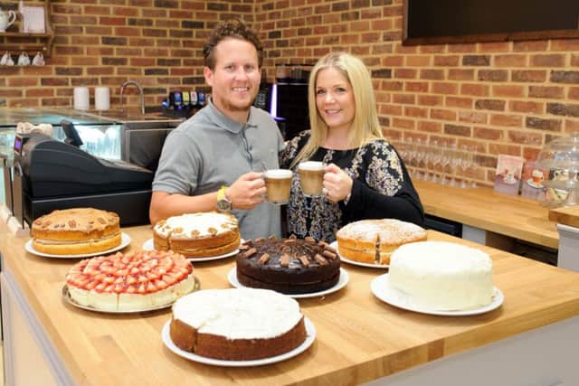 Mark and Caroline Hogan at The Parade Tea Rooms