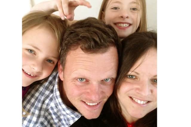 Annabel, Andy, Isla and Karen Kay, who are taking part in the Great South Run
