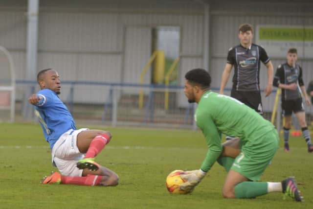Nicke Kabamba netted the opener for Pompey reserves. Picture: Colin Farmery