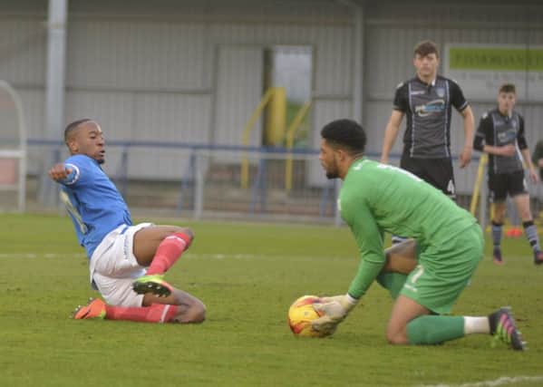 Nicke Kabamba netted the opener for Pompey reserves. Picture: Colin Farmery