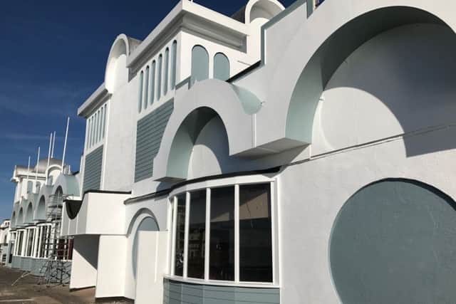 Ther revamped South Parade Pier