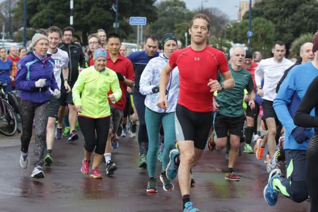Neil Collins finished second in the Spring Duathlon at Goodwood