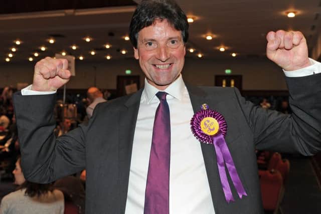 Steve Hastings, after he won the Baffins ward for Ukip in 2014. He has since joined the Tories