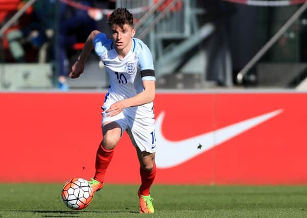 Mason Mount in action for England under-19s. Picture: PA/EMPICS Sport