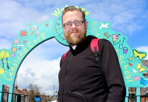 Rev Tim Watson will be drinking coffee and reading the Bible on Sunday, hoping to start a conversation