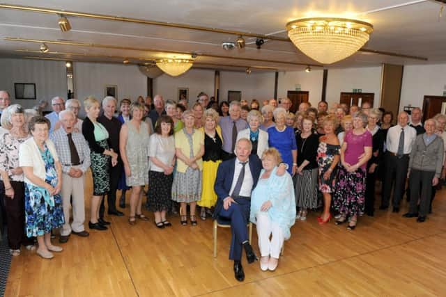 Steve Kingsley and Pat Andrews with members of the group.

Picture: Sarah Standing (170464-5537)