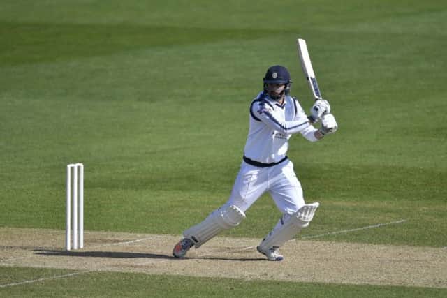 04/04/2017 (sport)
Cricket - Hampshire v Cardiff MCCU, Ageas Bowl, April 3rd and 4th 2017.
Pictured is: James Vince
Picture: Neil Marshall PPP-170604-091137006