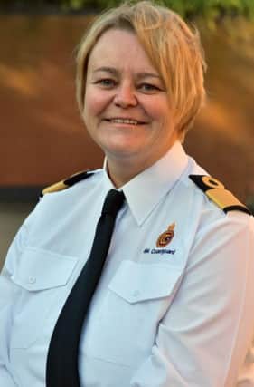 HM Coastguards Julie-Ann Wood