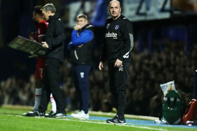 Pompey boss Paul Cook. Picture: Joe Pepler