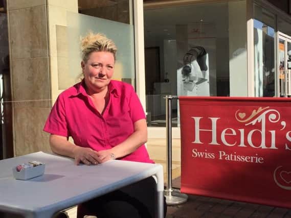 Alison Loughton, manager of Heidi's in Palmerston Road which is closing down. PPP-170804-123632001