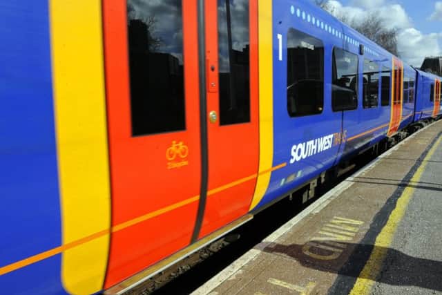 File photo of trains at Portsmouth and Southsea train station