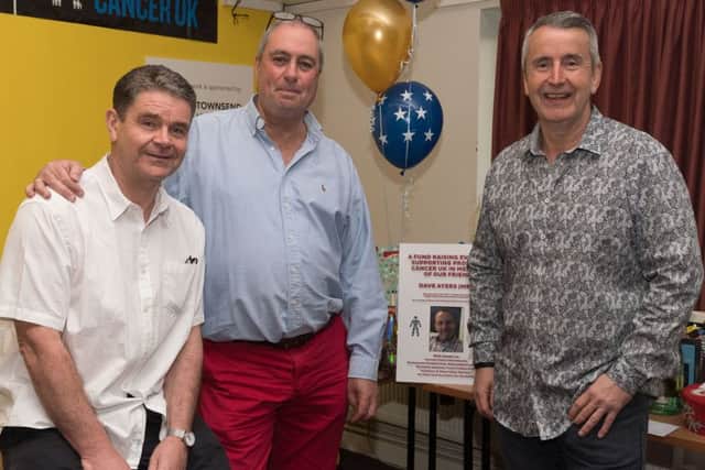 Russ Baldwin, Mike 'Doyley' Elias, Paul Baldwin, part of the organising team Picture: Keith Woodland (170436-0003)